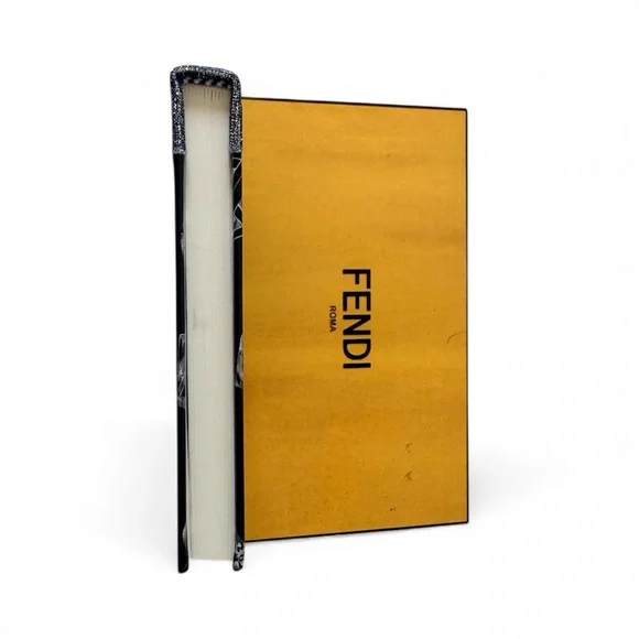 Fendi Midnight Blue and Silver Geometric Notebooks SET